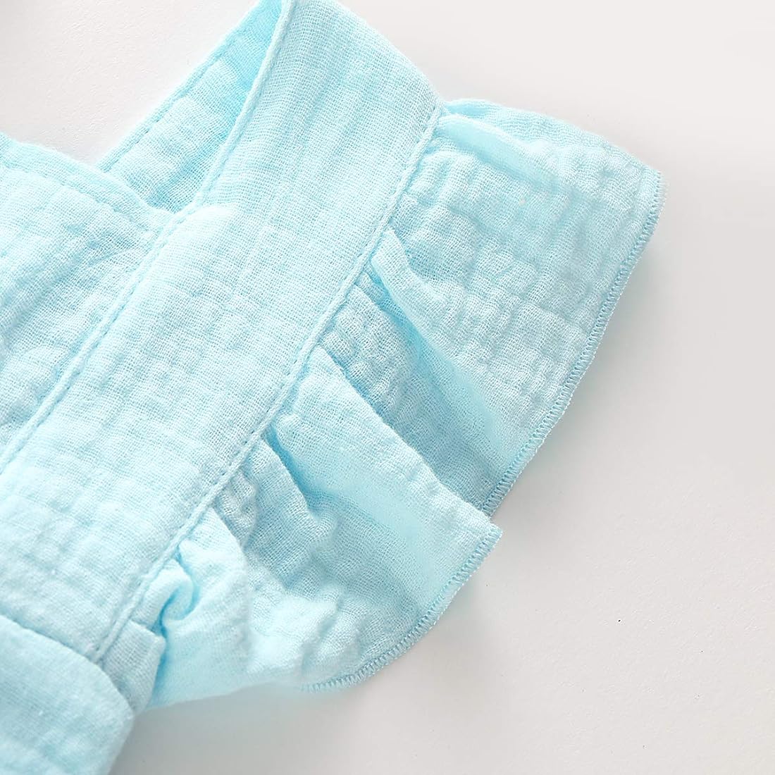 Baby Ruffled Solid Layered Design Bodysuit
