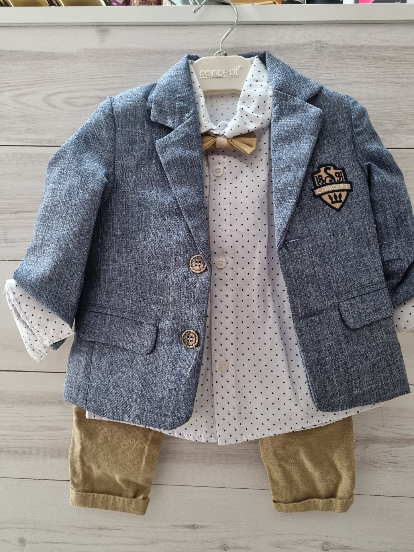Baby Boy Long-sleeve Party Outfit