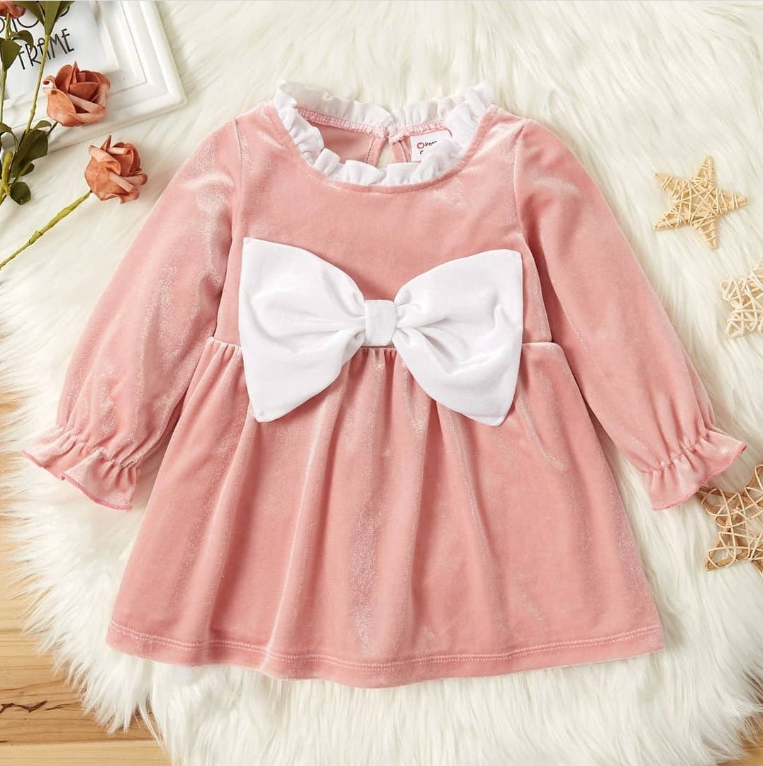 Baby Girl Sweet Velvet Dress
