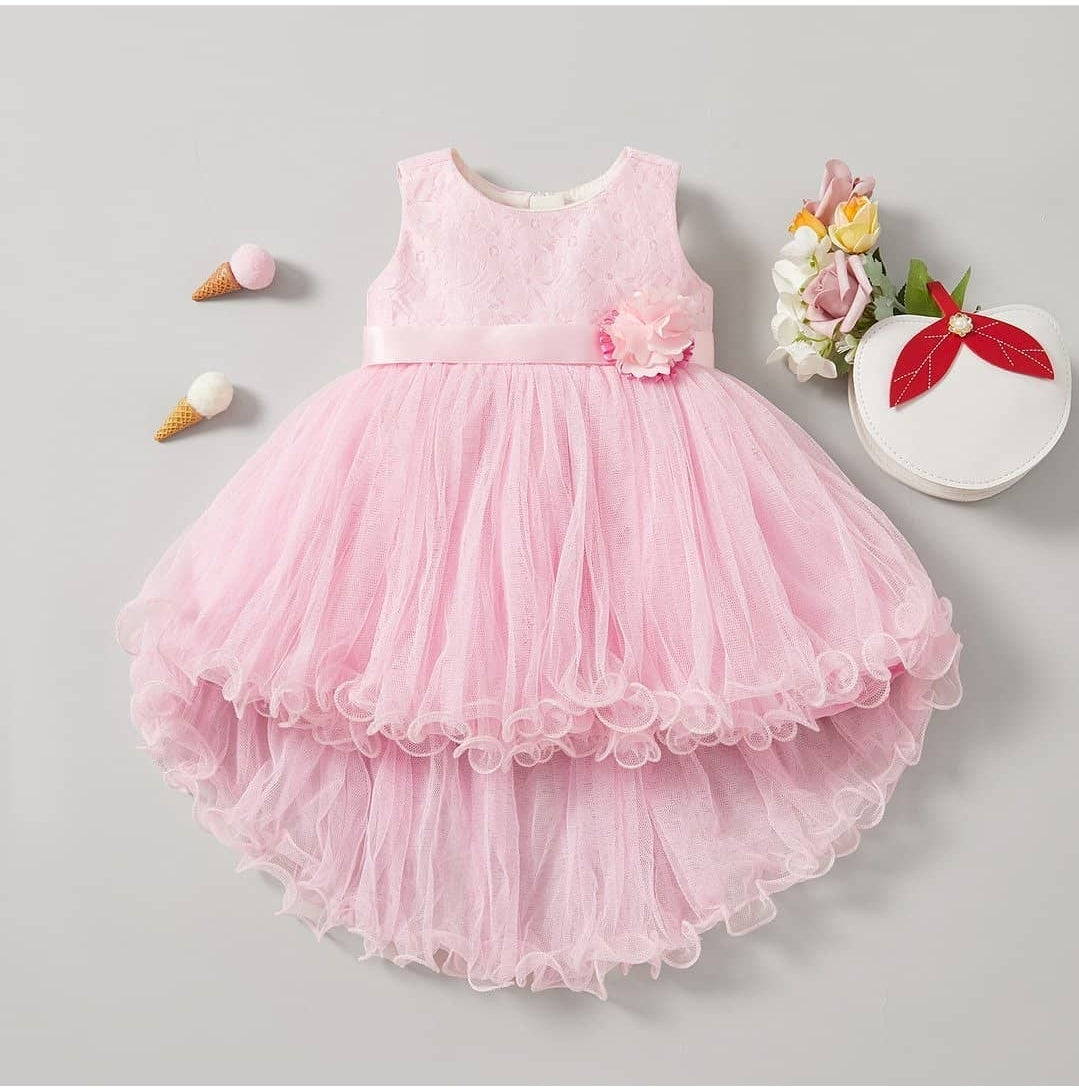 Baby Girl Sleeveless Sweet Costumes & Formal Dresses & Tuxedos