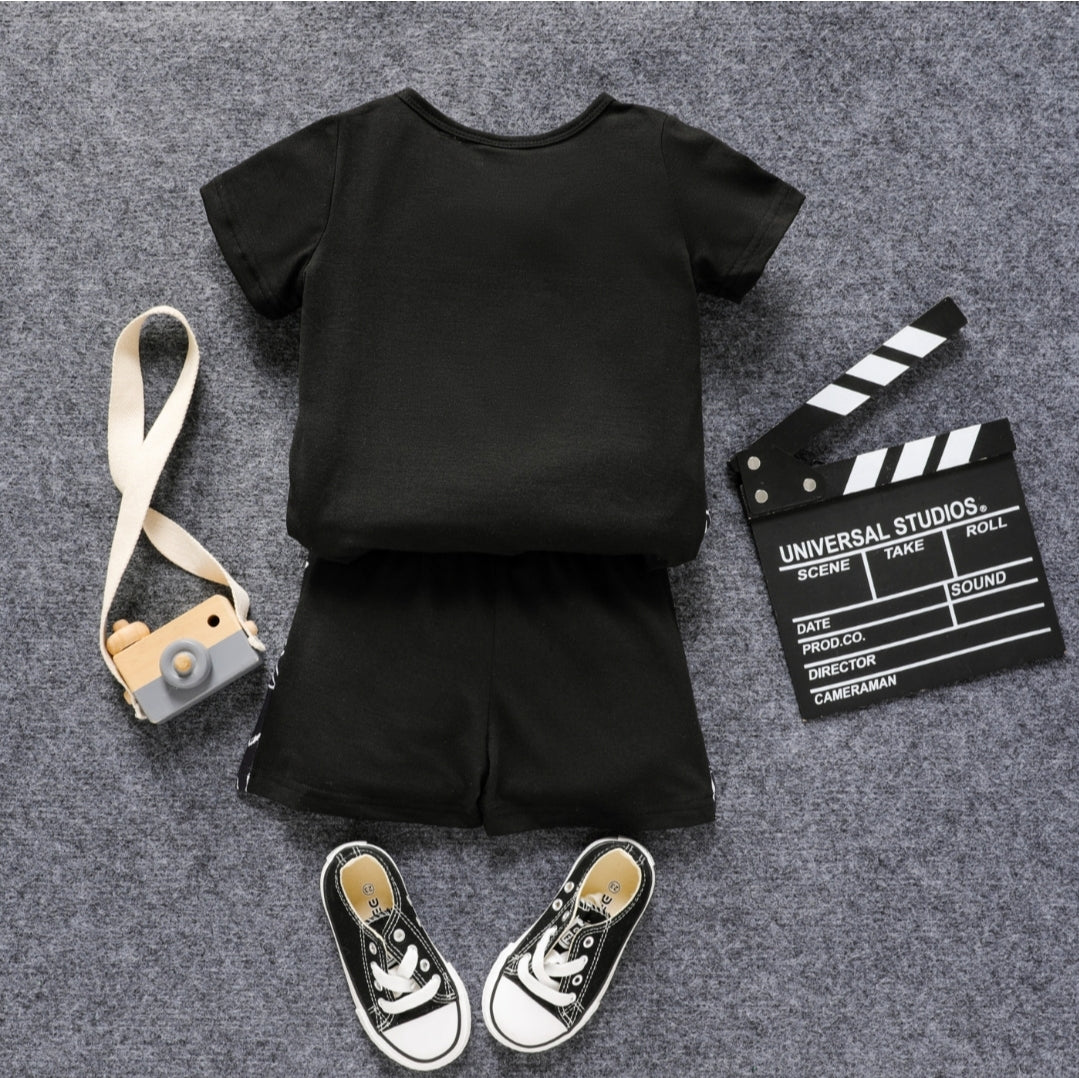 2pcs Baby Boy Short-sleeve casual Stars Baby's Sets