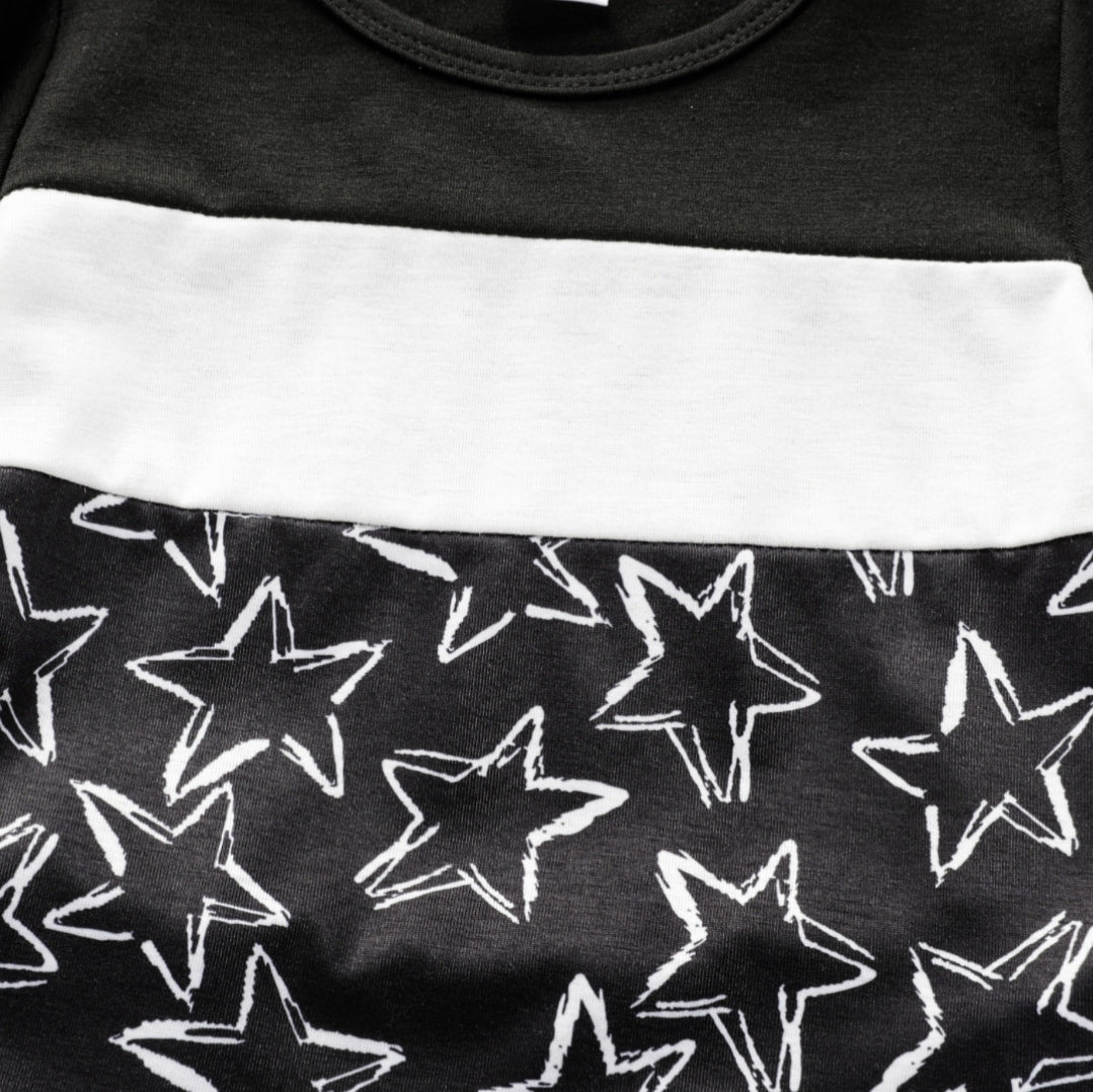 2pcs Baby Boy Short-sleeve casual Stars Baby's Sets