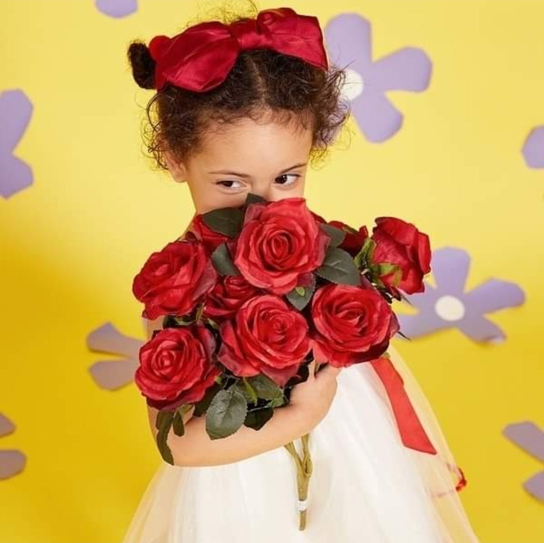 Baby Girl Sweet Costumes Solid Tutu Dress Princess Formal Dresses