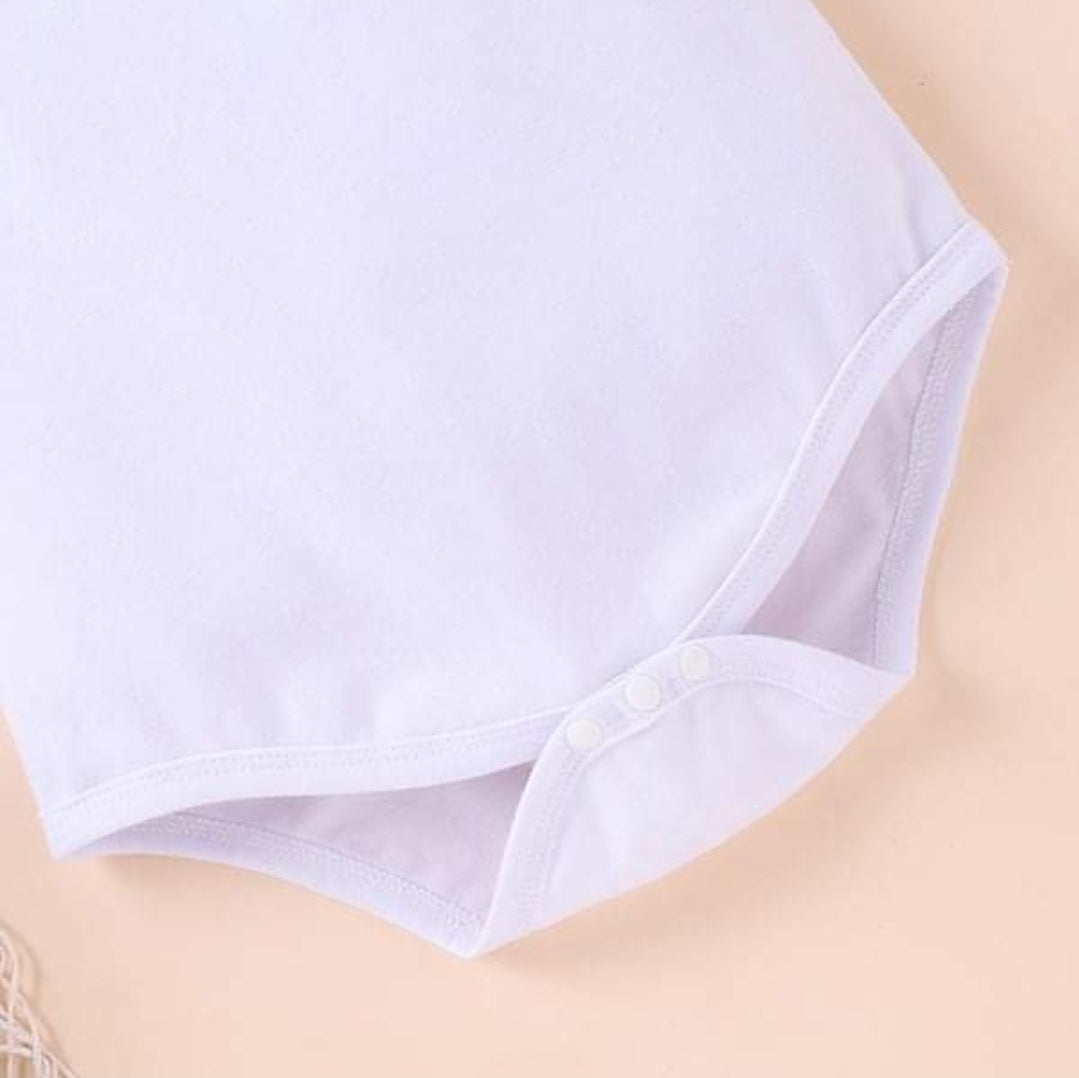 3pcs Baby Girl Short-sleeve Cotton Floral Suit-dress