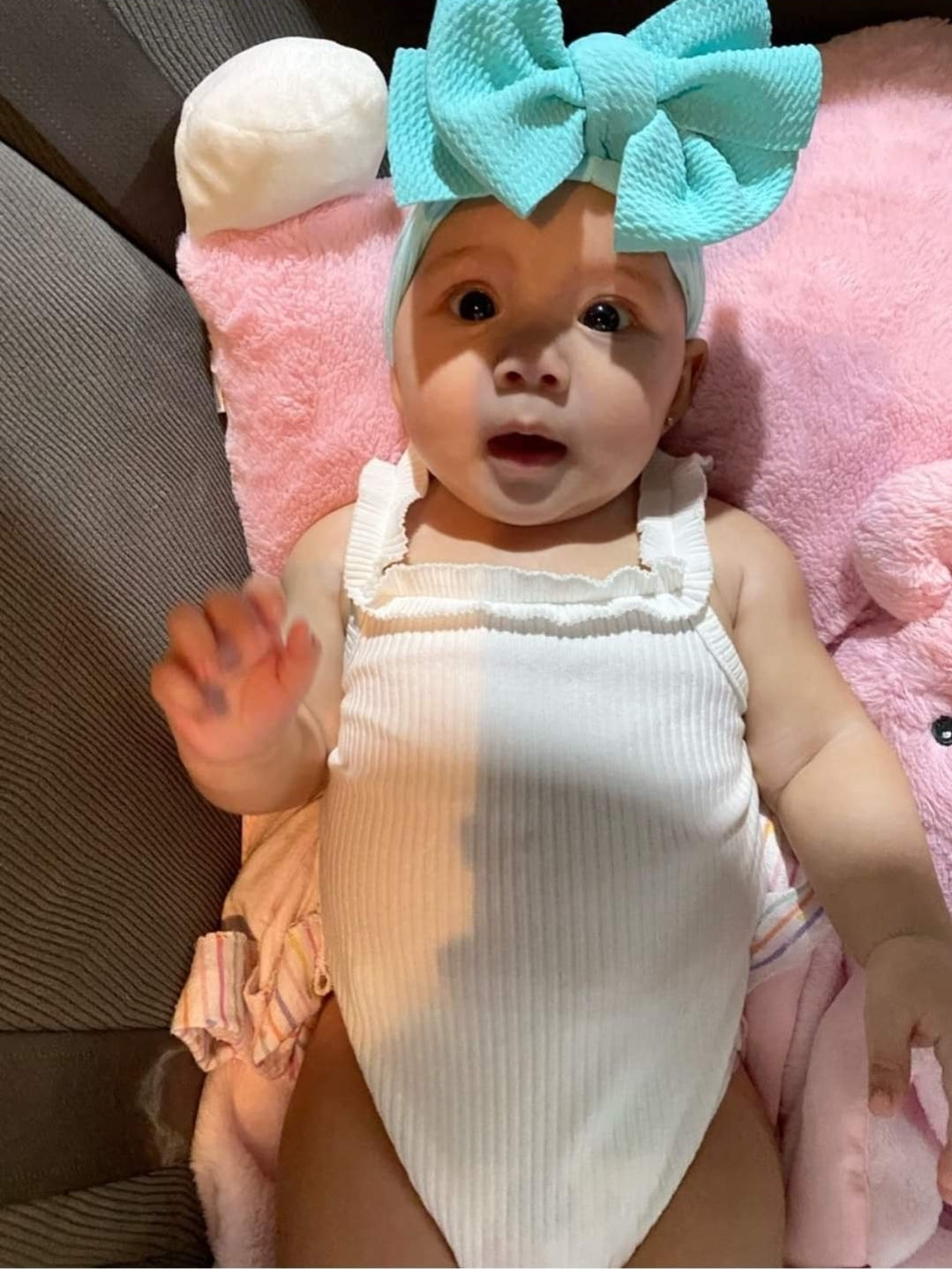 Baby Solid Strappy Bodysuit