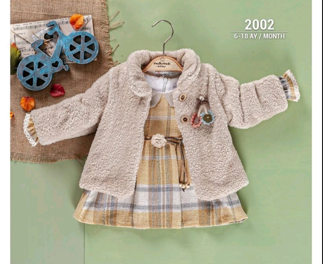 Baby girl clearance dress with coat